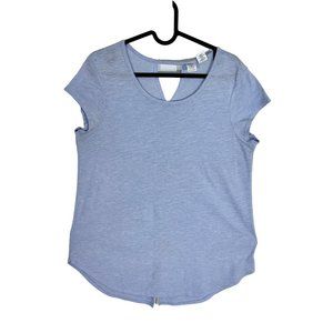 Aristanny Medium Powder Blue Plume light sky heather Short Sleeve Tee T-shirt